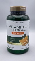 Carlyle Vitamin C w/ Rose Hips 500mg Chewable Tablets, Natural Orange, 180 Count - $12.86