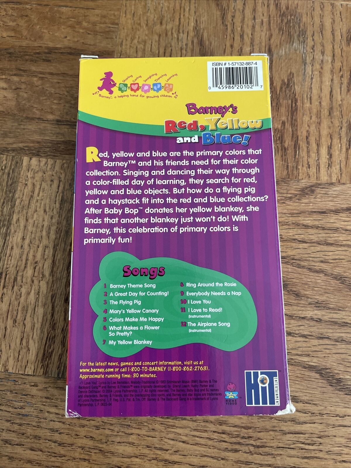 Barney Red Yellow And Blue VHS - VHS Tapes