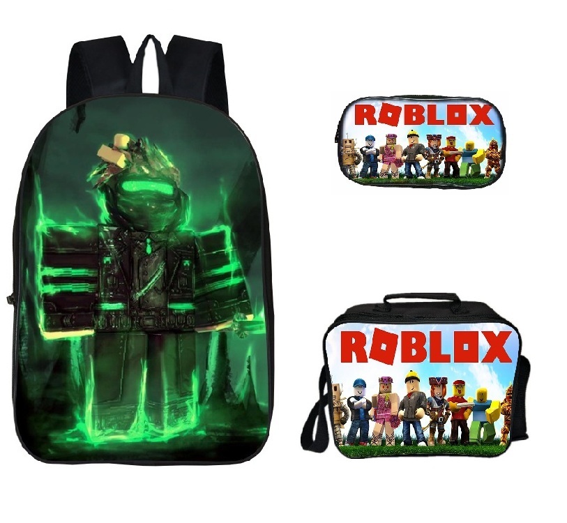 Roblox Backpack Package Series Schoolbag And 50 Similar Items - roblox backpack with lunchbox