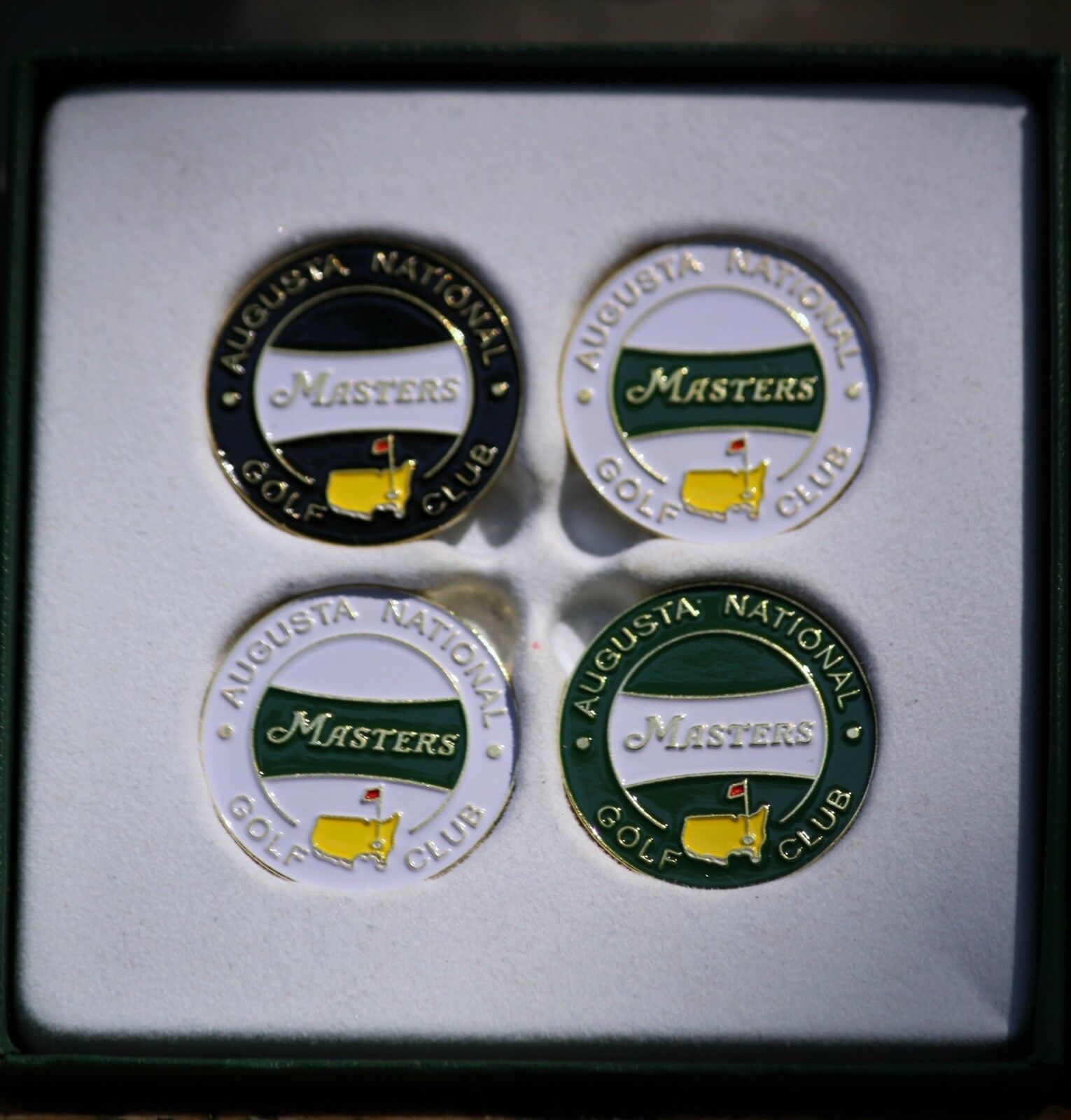 The Masters 2018 Ball Marker Banner 4 Pack Variety of Colors Great