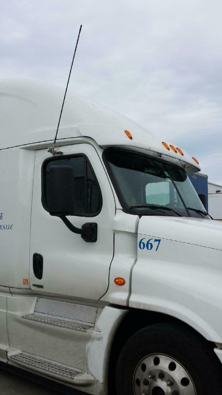 Freightliner Cascadia Antenna Mount Fits 2008 to 2021 DAY CAB ONLY Mounts