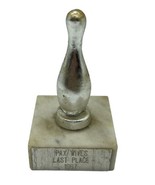 Patuxent River Navy NAS Women Wives Bowling Club Last Place Trophy 1967 - $19.00