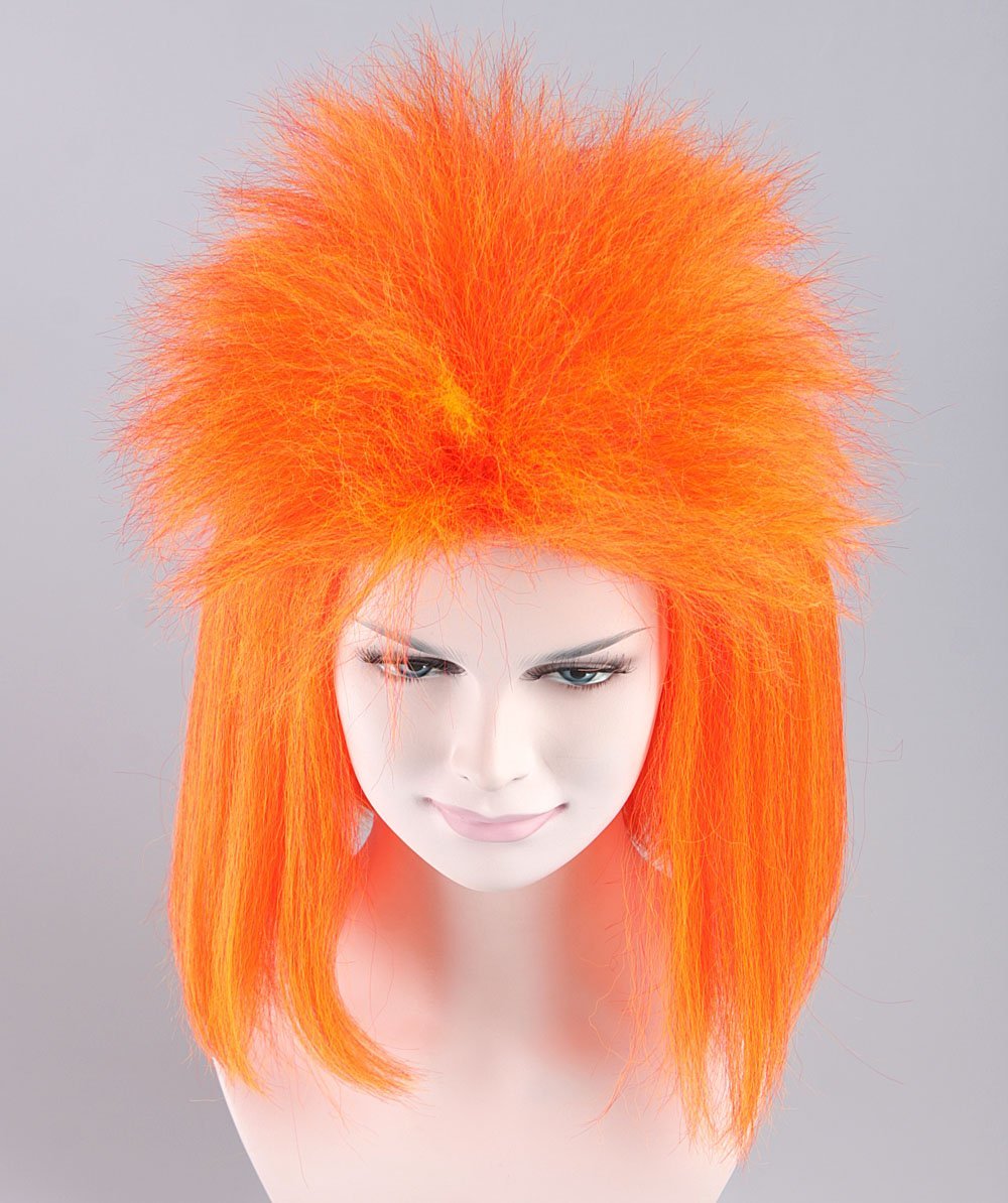 Orange Punk Girl Mullet Wig HW-101 - Wigs & Facial Hair
