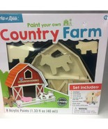 NEW MasterPieces Works of Ahhh... Paint Your Own Wooden Country Farm Kit... - $8.41