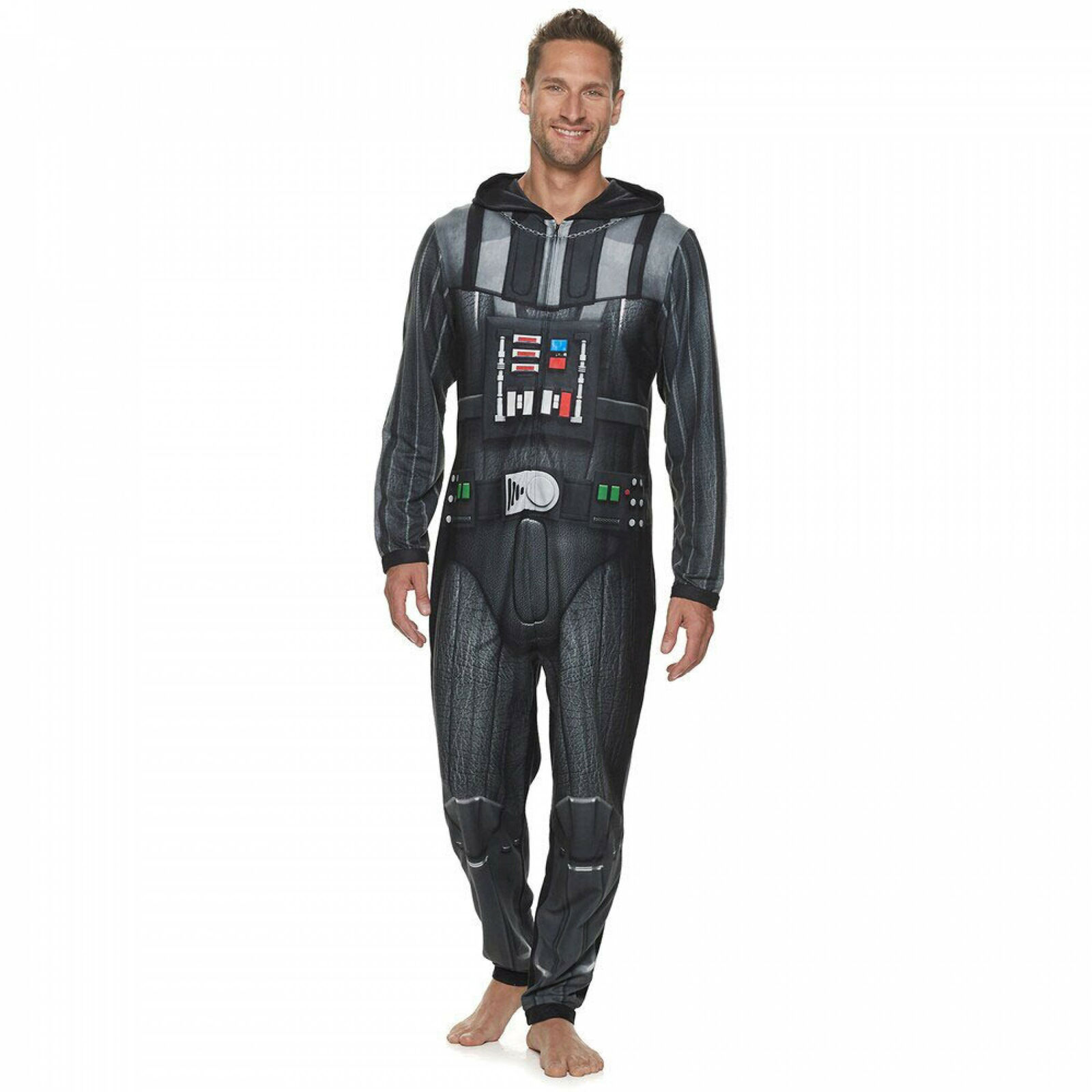 Star Wars Darth Vader Micro Fleece Union Suit Black Sleepwear & Robes