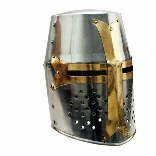 Medieval Crusader Knight Helmet 13th century Latin Roman Catholic Great ...