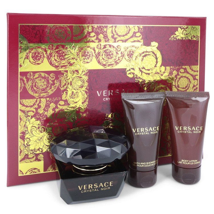 Versace crystal noir perfume set