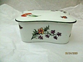 Tiffany &amp; Company Limoges France Trinket Box Tiffany Garden Floral 3&quot; x ... - $44.54