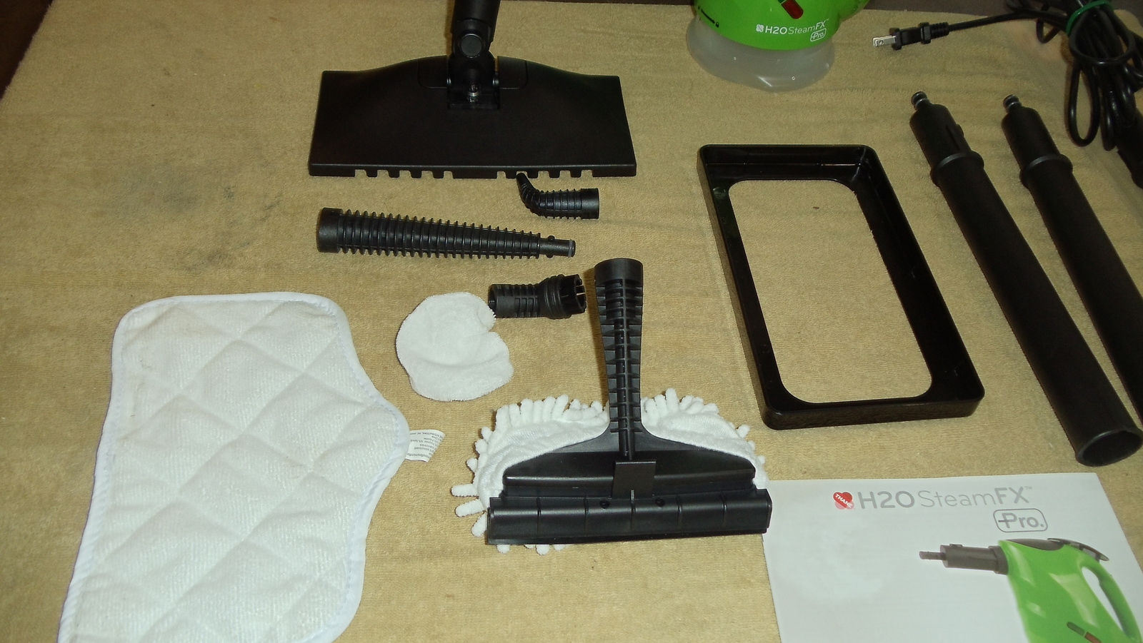 H2O SteamFX Pro 5 in 1 Hand Held Portable Steam Cleaner System KB009C