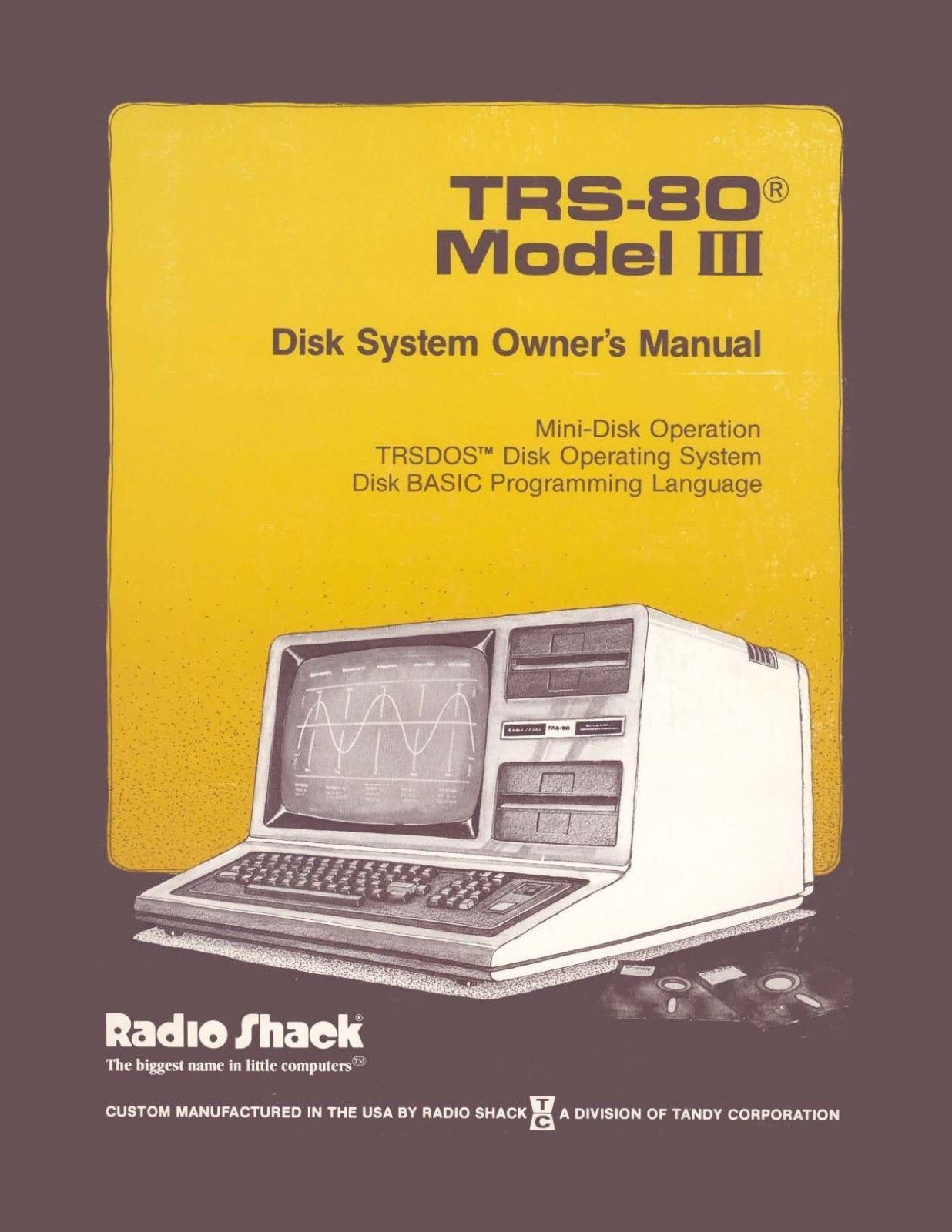 System owner. Radio Shack TRS-80. Tandy Radio Shack Disk operating System. TRS-80 model 4.