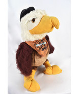 Harley Davidson Bald Eagle  Plush Hat  Bandana 1998 Original Vtg 90s - $27.71