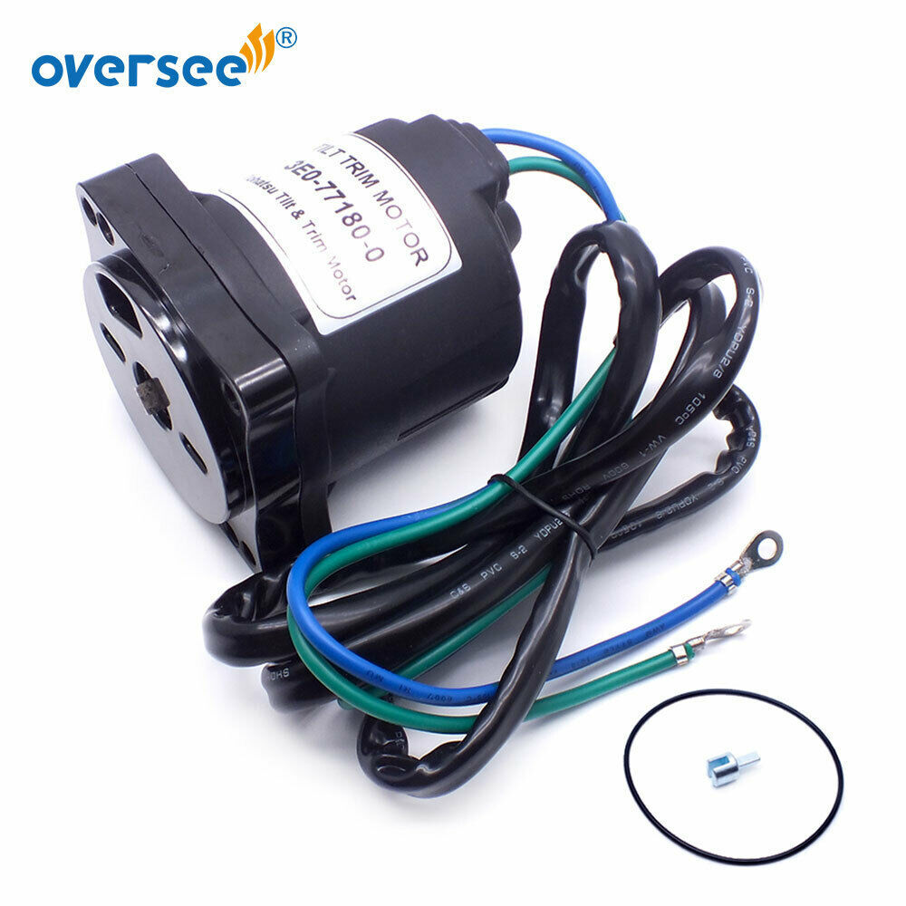 Oversee 3E0-77180-0 Tilt Trim Motor 2 Wires For TOHATSU Outboard 4T 60-140HP 3T9