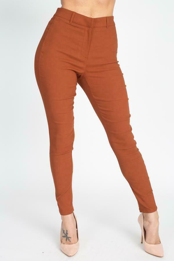 high rise skinny pants