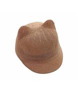 Baby Hat Child Cute Straw Hat Visor Sun Hat Beach Hat [B-3] - $16.23