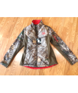 Realtree Xtra Women&#39;s  Softshell Outdoor Jacket Camo Red Hiking  Size M ... - $44.50