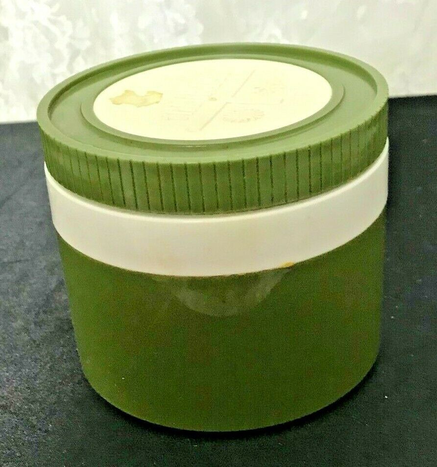 Thermos Insulated Jar Model 1155/3 Vintage 1970's Olive Green 1 Cup