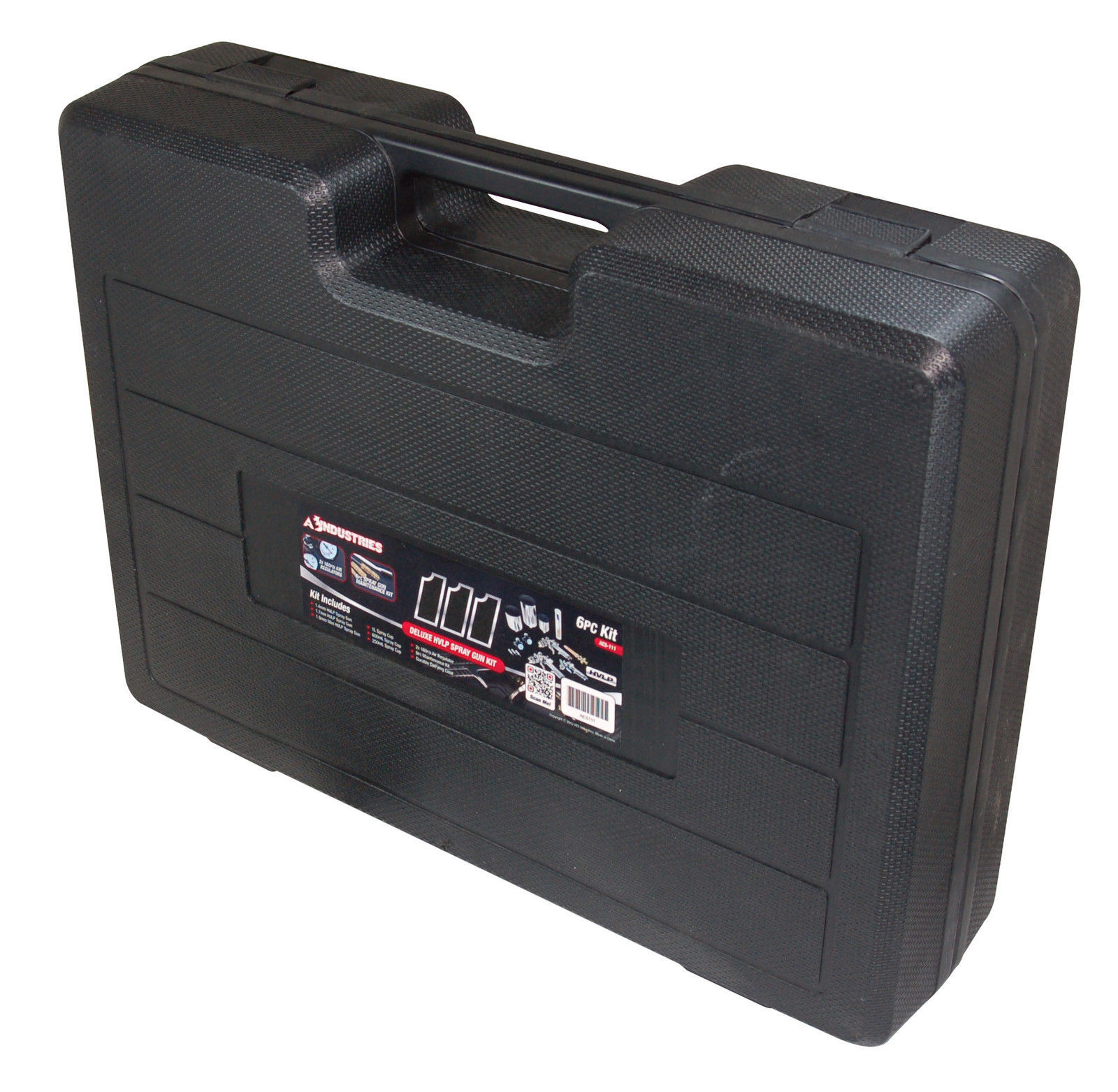 Auto Paint Deluxe 4 Pc. HVLP Spray Gun Kit w/ Durable Carrying Case