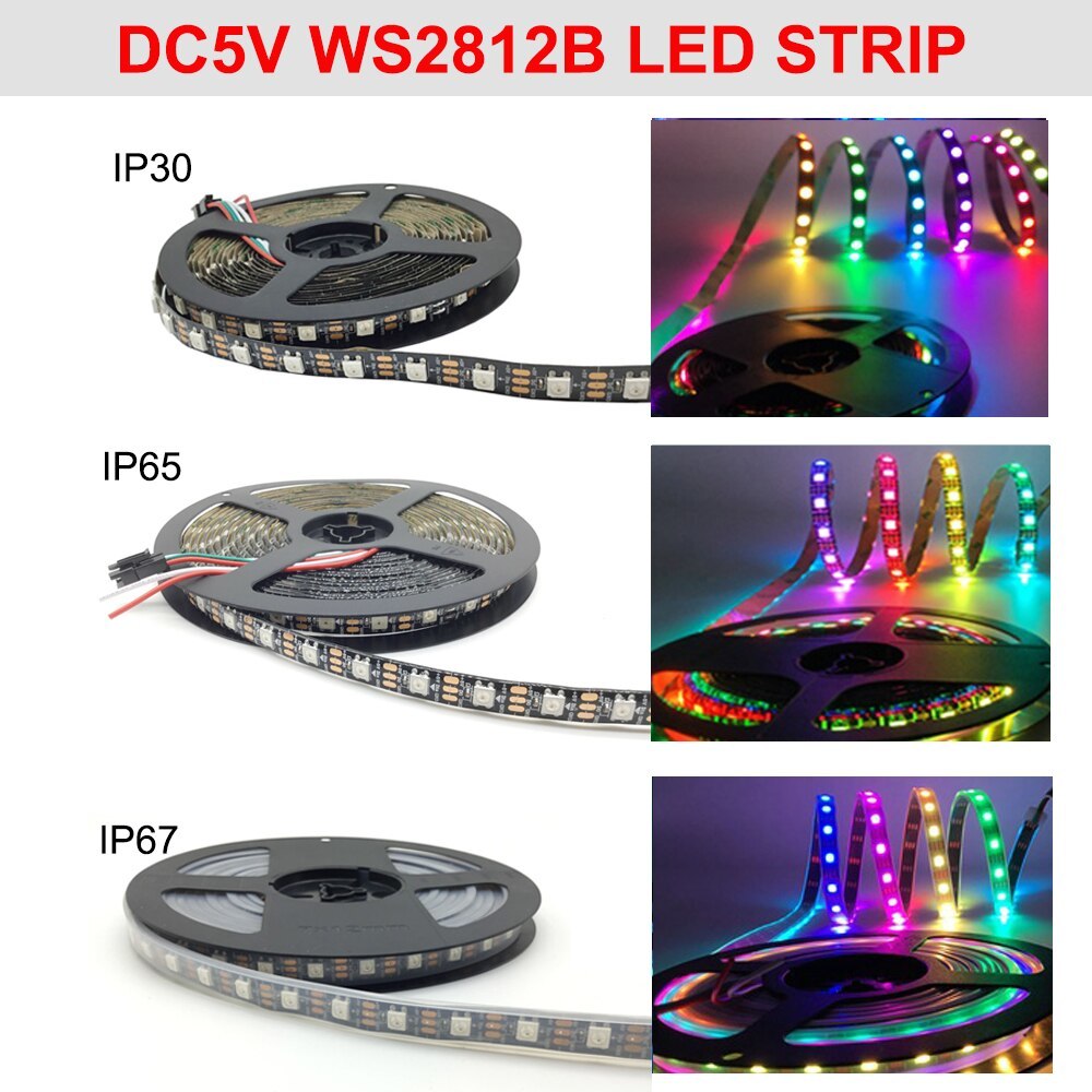 Ws2811 Ws2812b Ws2813 Ws2815 Led Strip 5v12v Addressable Smart Rgb Led