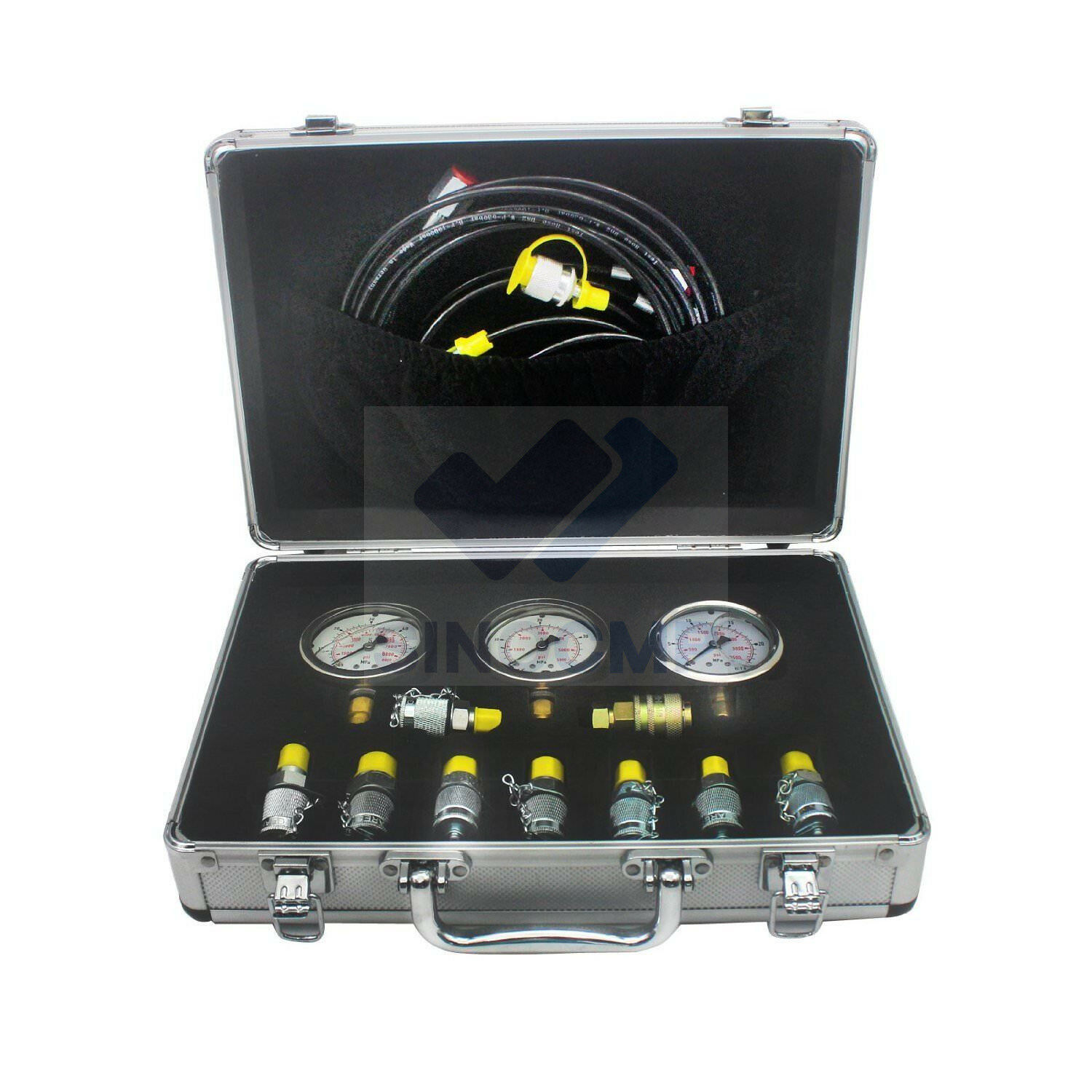 Hydraulic Pressure Gauge Diagnostic Test Kit For Cat Komatsu Pressure