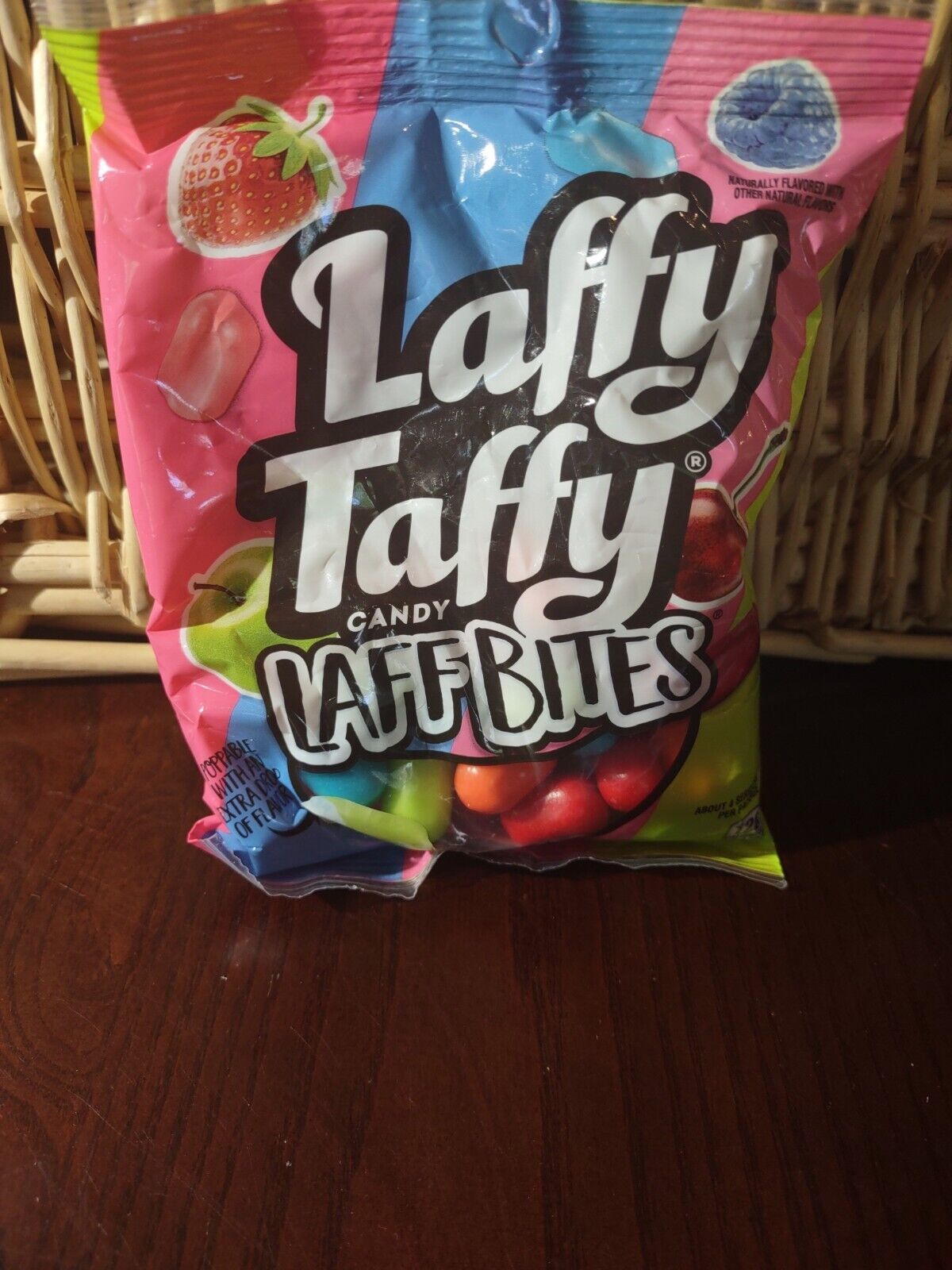 Laffy Taffy Candy Laff Bites Perfect Theater Candy Snack Net Wt 4.2 Oz