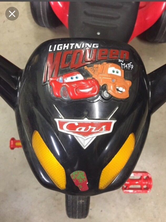 lightning mcqueen trike