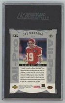 Joe Montana 1995 Upper Deck SP All Pro Diecut #JM-AP SGC 9 Chiefs image 2
