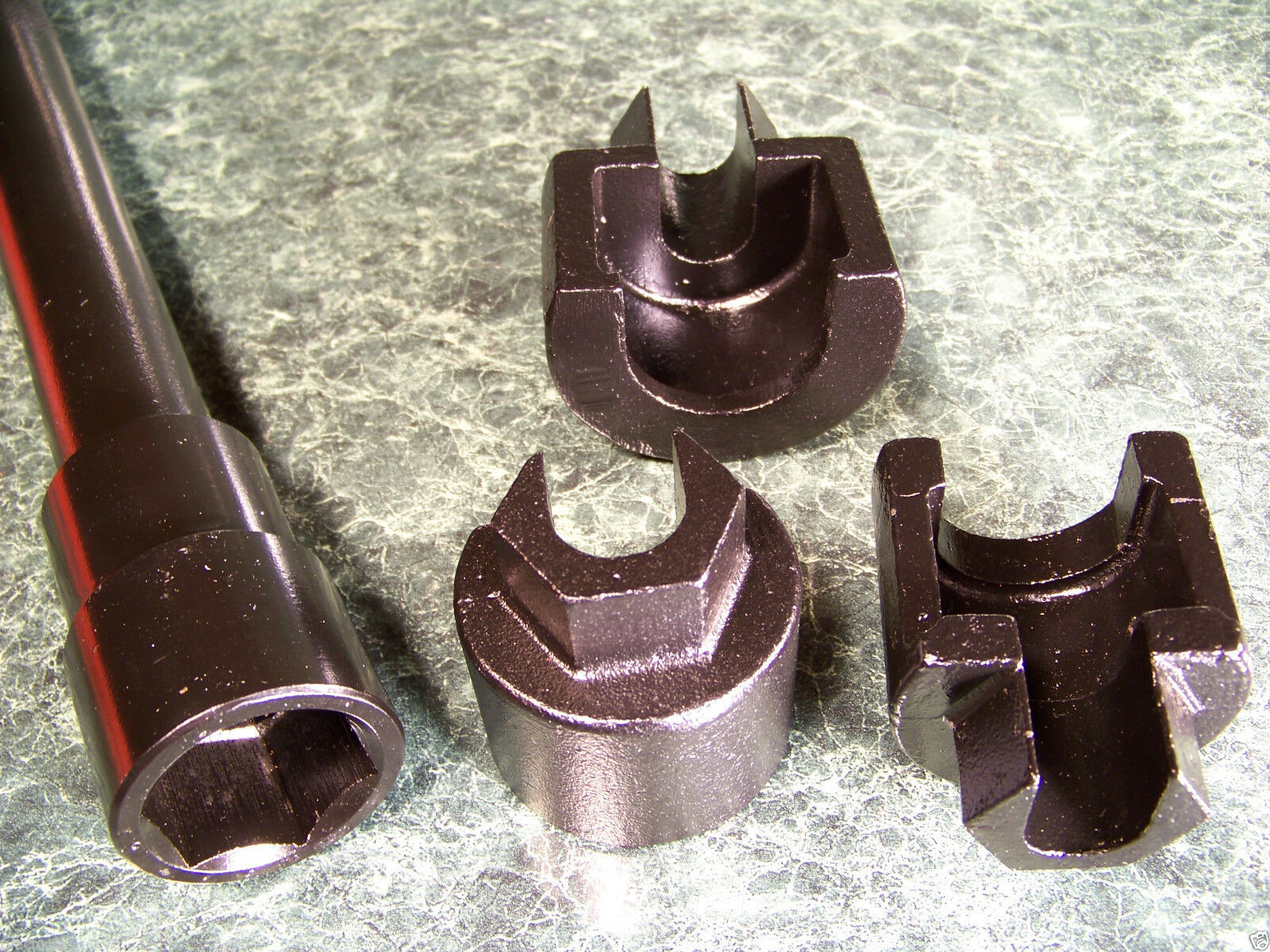 1/2" Drive INNER TIE ROD TOOL with 3 ADAPTERS and CASE Remover and