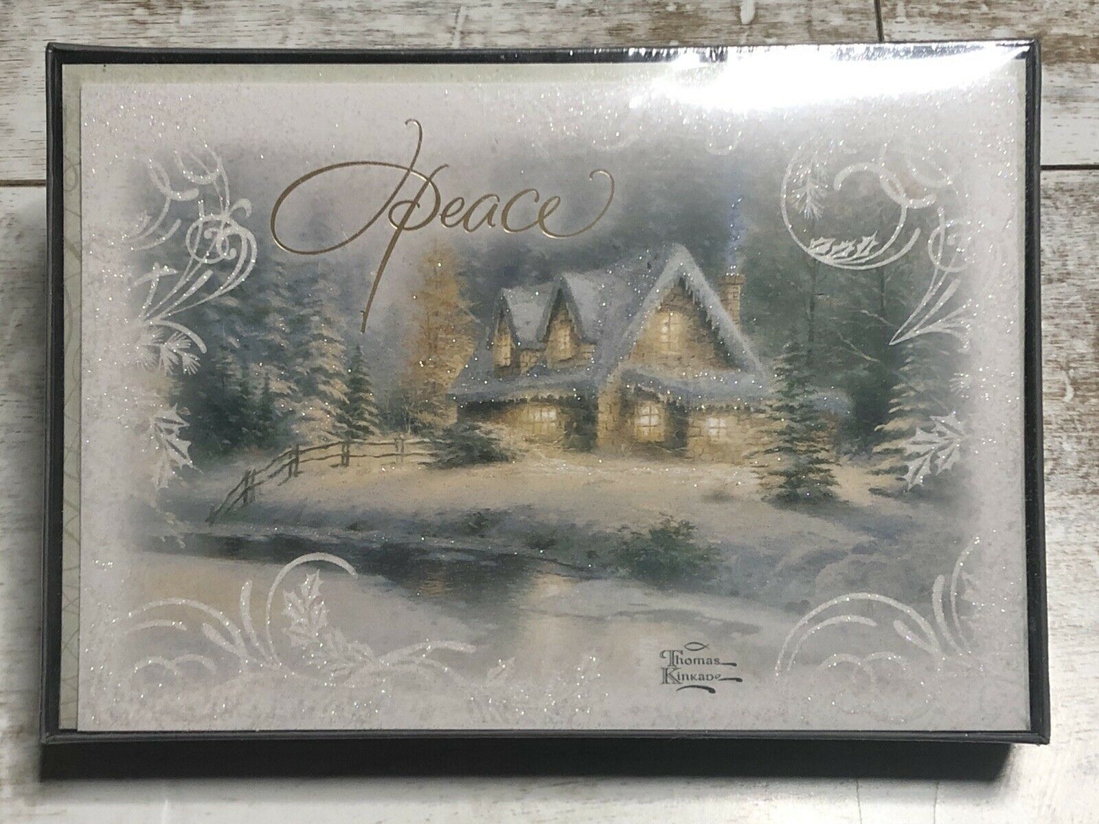 Hallmark Thomas Kinkade Christmas Boxed Cards Peace 16 Cards With   S L1600 