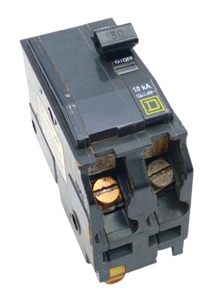 Square D QO230 2 Pole Circuit Breaker 30A 120/240VAC 1 Phase Plug-In ...