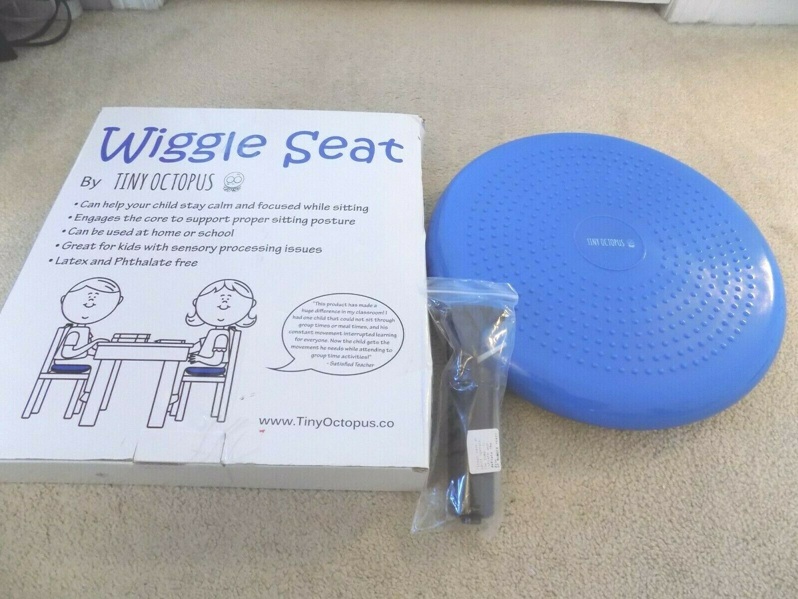 Wiggle Seat for Sensory Kids Inflatable Wobble Cushion w/ PumpHome