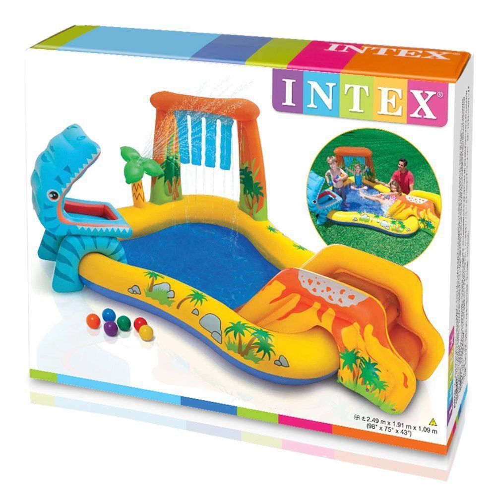 intex kiddie pool with slide