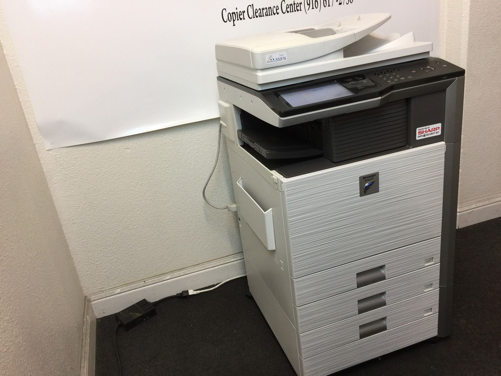 Sharp MXM453N Color Copier Printer Scanner Fax Staple Finisher Low