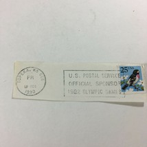 Vintage Dec. 18, 1990  USED Stamp Bird  Topeka  Kansas - $9.65