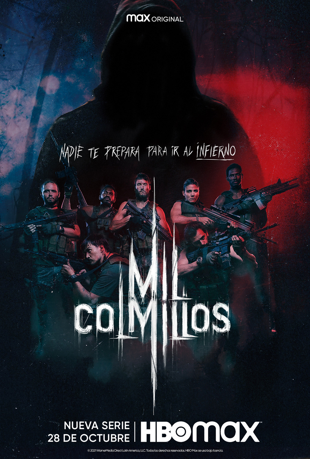Mil Colmillos Poster Colombia TV Series Art Print Size 11x17 24x36 27x40