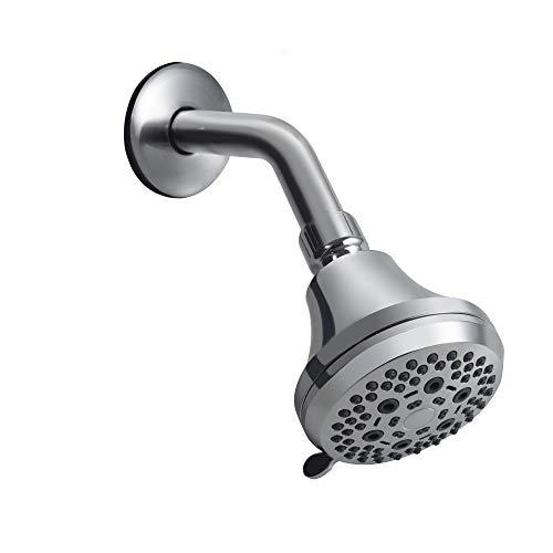 5 Function Adjustable Luxury Shower Head Set, WallMounted Fixed Showerhead, Hig Showerheads