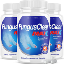 (3 Pack) Fungus Clear Max Toenail Pills (180 Capsules) - $79.95