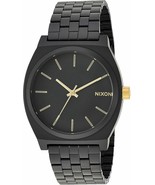 Nixon A0451041-00 Time Teller Matte Black/Gold Unisex Watch - $94.00