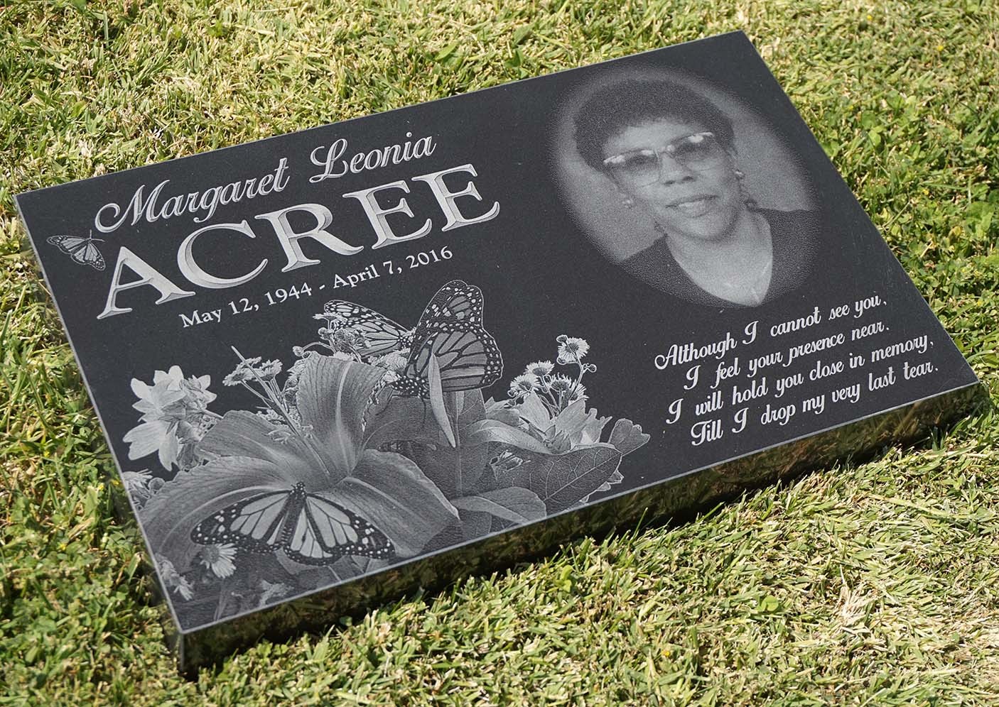 Custom Engraved Granite Memorial Headstone and 50 similar items