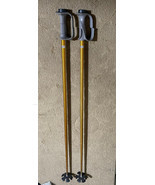 Vintage Scott USA ski poles Hot Tubes Downhill Gold 48 in - $48.90