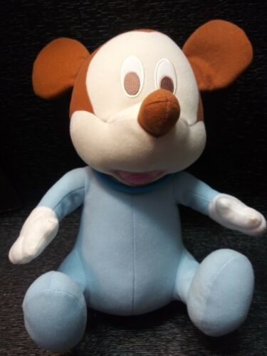 baby blue mickey mouse plush toy