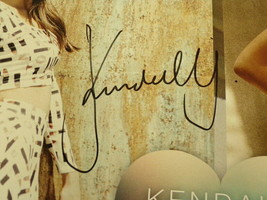 Kendall & Kylie Jenner Dual Signed Framed 16x20 Pacsun Poster Display image 2