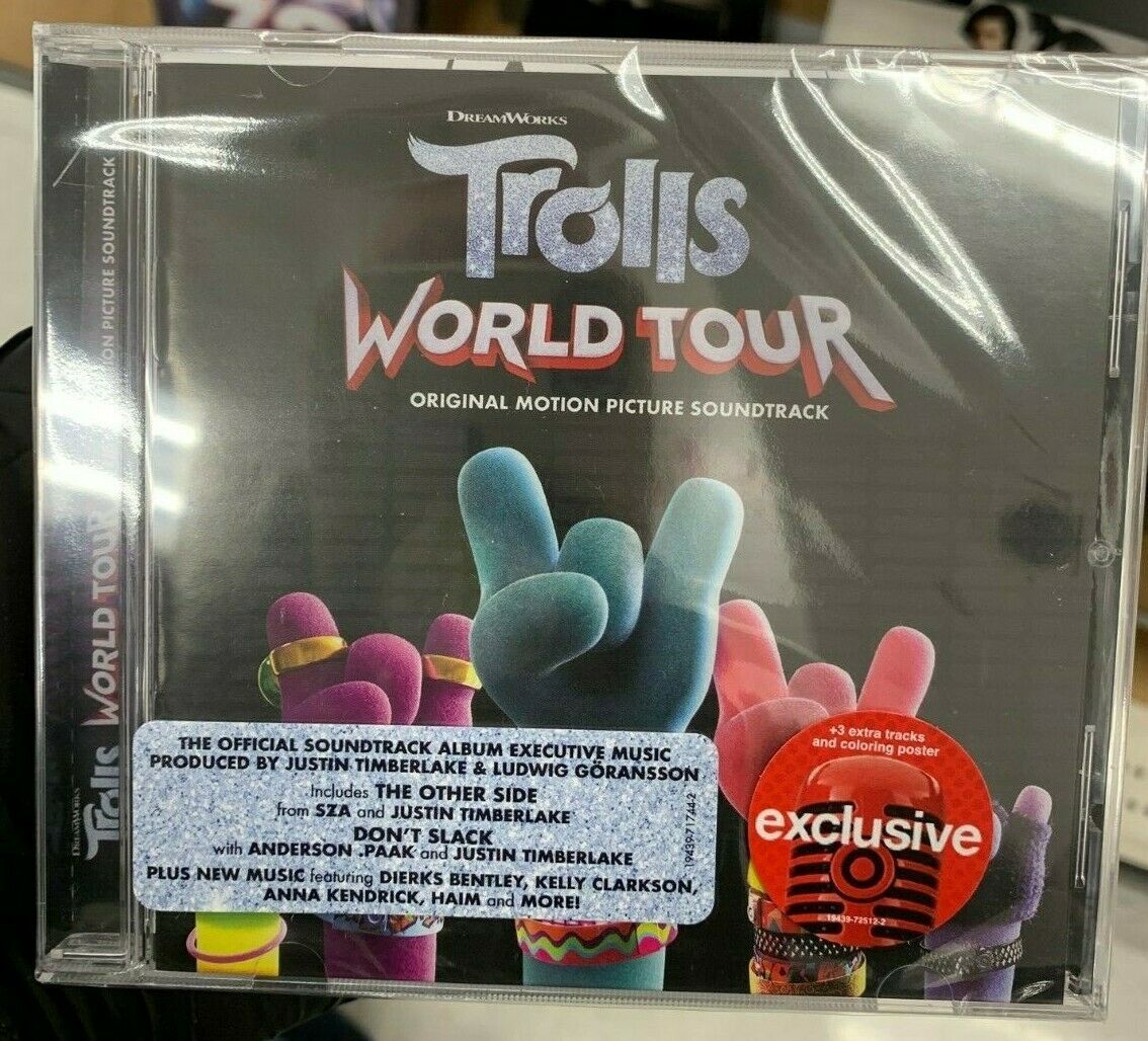 Trolls World Tour Target Exclusive CD The Other Side SZA & Justin ...