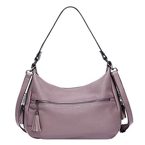 OVER EARTH Womens Handbags Soft Leather Hobo Shoulder Bag Ladies