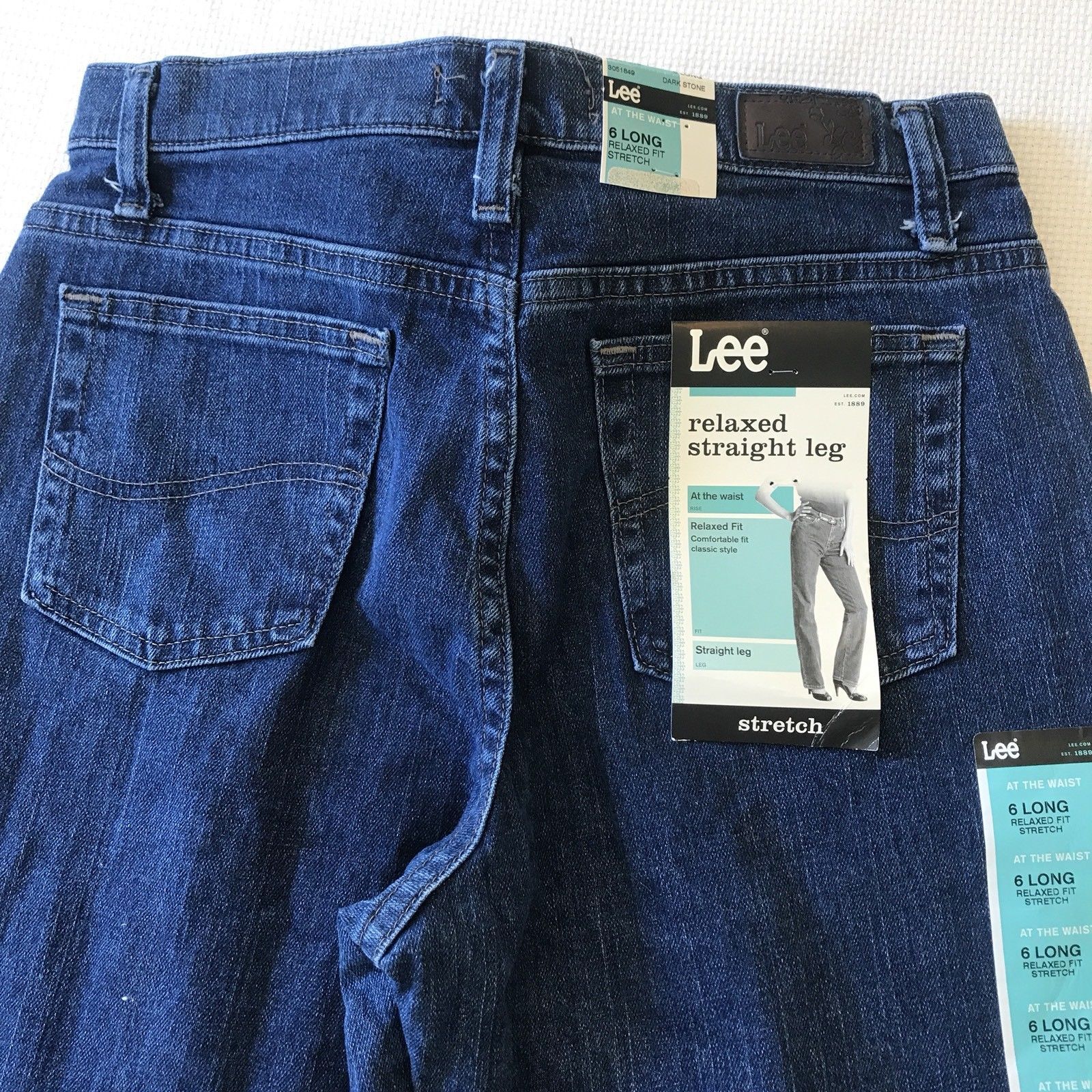 Colors & Styles NWT LEE Natural Relaxed & Easy Fit Capri Pants; Assorted Sizes