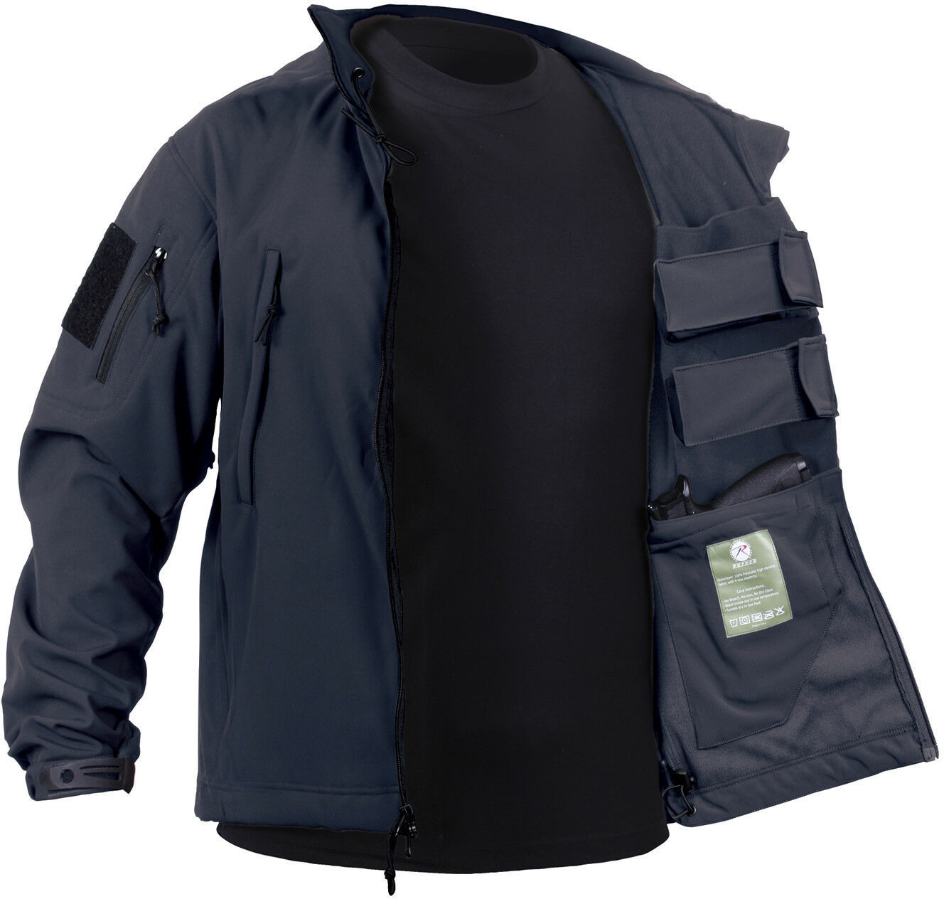 Soft Shell Concealed Carry Jacket CCW Ambidextrous Tactical Holster Waterproof Coats & Jackets