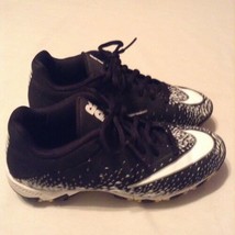  Nike Vapor Shark football cleats Size 11.5 black white shoes athletic Mens - $29.99