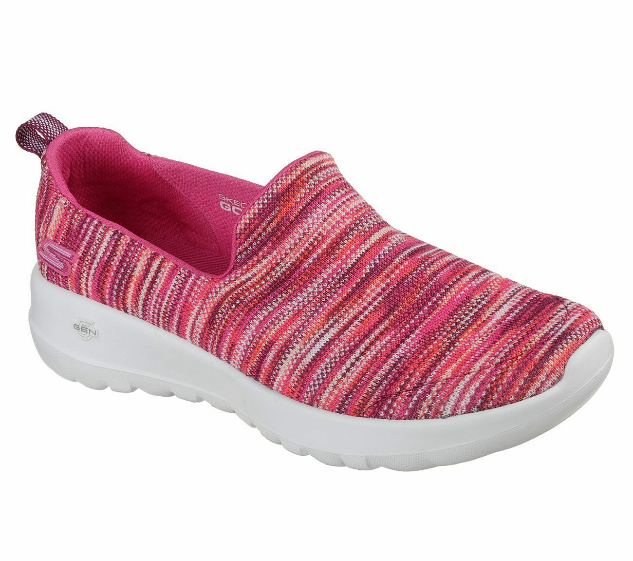 Skechers shoes Pink Multi Go Walk Joy Women Slip On Comfort Casual ...