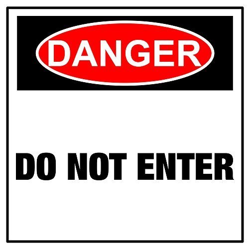 Bannerbuzz Do Not Enter Aluminium Safety And 50 Similar Items