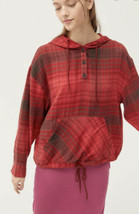 UO Alex Popover Hooded Flannel Shirt - $57.86