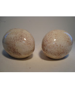 Large egg shape white porcelain salt &amp; Pepper shaker set. - $8.00